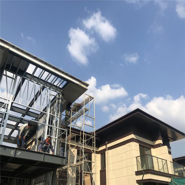 Buy cheap Q235B Fiberglass Steel Frame Prefab Metal Building Homes from wholesalers