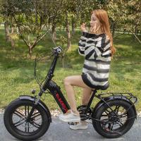 Buy cheap 50km/H Aluminum Folding Electric Bike Lithium Battery With LED Display product