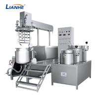 Buy cheap Double Shear Cream Vacuum Emulsifier Mixer Machine 120 Degree PLC Control product