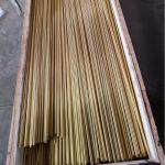 Hollow Thin Wall Copper Brass Metals Tube H59 H62 Material For Industrial
