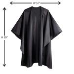 Barber Cape Large Size With Adjustable Snap Closure Waterproof Hair Cutting