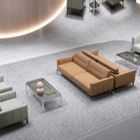 Buy cheap Elegant Aesthetic Leather Reception Furniture ODM Carefully Crafted product