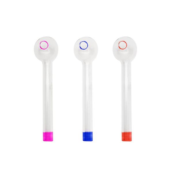 Buy cheap Round Head Clear Inhale Borosilicate Glass Smoke Tube from wholesalers