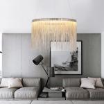 Round Chain hung chandelier light fixture for home lamp (WH-CC-14)