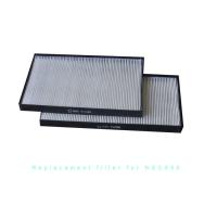 Buy cheap NEC 900 Replacement Air Filter , Non Woven Air Filter Flat Pleat Blocks product