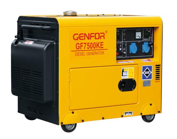 6KVA Super Silent Diesel Engine Generator , Mini Silent Generator Electric
