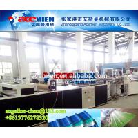 Buy cheap plastic PVC+ASA/PMMA color steel corrugated wave roof tile making machine product