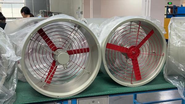 Wall Mounted 500mm Diameter Explosion Proof Axial Fan For Petroleum Gas