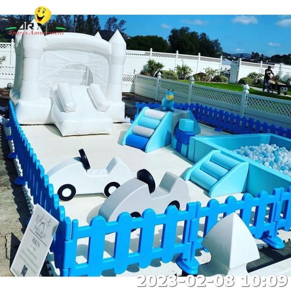 Buy cheap EN71 Outdoor Inflatable Soft Play Equipment Ball Pit Soft Play Sets Kids Play Amusement Park Playground from wholesalers