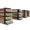 Buy cheap Metal Gondola Display Shelving Grocery Store Shopping Supermarket Shelves Display Shelf from wholesalers