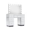Buy cheap Modern Makeup Vanity Dressing Table Hollywood Mirror MDF Board from wholesalers