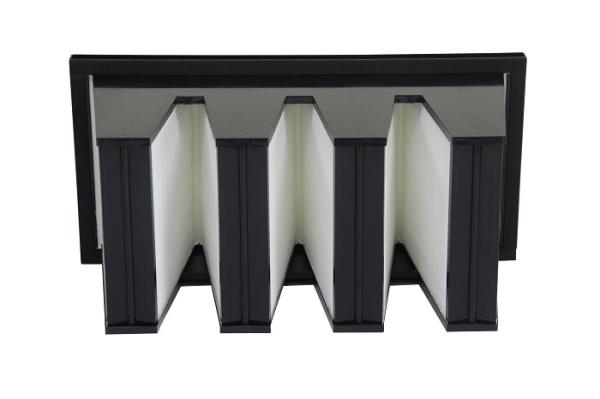 Buy cheap Glass Fiber Media V Bank 4V Filter In High Temperature Humidity Situation EVA Gasket from wholesalers