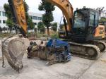 Besides River Canal 8 Meter Hydraulic Pile Driver Equipment