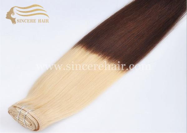 Buy cheap Hot Sale 26" Clip In Hair Extensions for sale - 65 CM 8 PCS A Set 130G Ombre Clip In Remy Human Hair Extensions for Sale from wholesalers