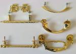 HP015 size 21.5x8.6cm gold color Plastic coffin handle and Casket Fittings