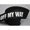 Buy cheap Clothing Custom 20mm Black Polyester Webbing White Logo Screen Printed Labels from wholesalers