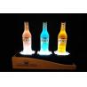 Buy cheap 30mm Advertising Led Bottle Shelf Acrylic Liquor Bottle Display Shelves from wholesalers