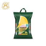 Flat Bottom 2.5kg 4.5kg Heavy Duty Nylon Plastic Bags For Rice Packaging