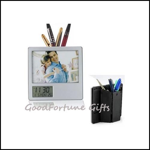 Buy cheap desk fold calendar pen holder with your photo souvenir from wholesalers