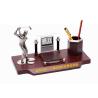 Buy cheap Wooded Base Golf Trophy Cup Multi Functional With Pen Container & Clock from wholesalers