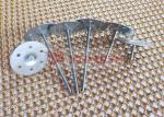 Adhesive Round Base Insulation Hangers Galvanized Steel