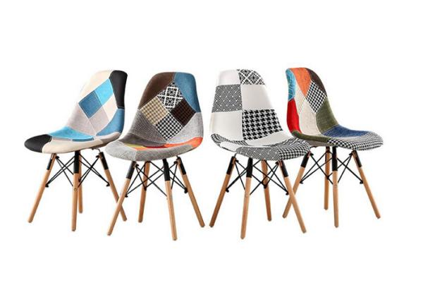 Buy cheap Reusable Patchwork Dining Chair , Colorful Upholstered Dining Chairs from wholesalers