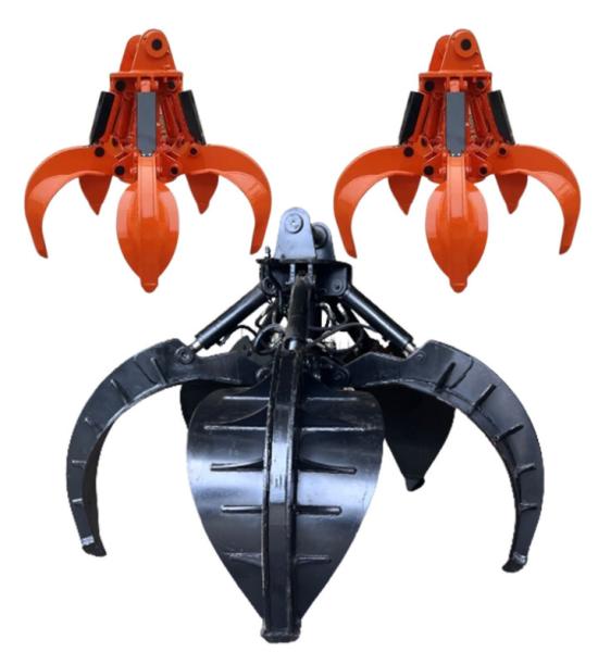 Buy cheap Hydraulic Electric Mechanical Orange Peel Grab 360 Degree Rotation For Garbage Scraps from wholesalers