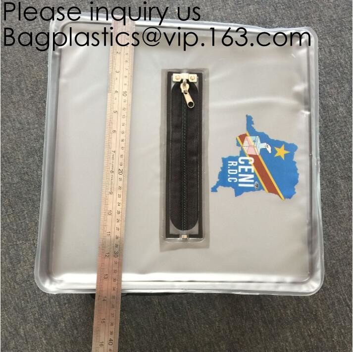Large Water Resistant File Storage Silicone Coated Non-Itchy Fiberglass Money Bags Safe Fireproof Document Bags With