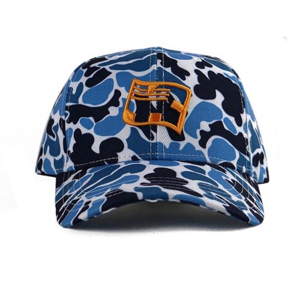 Buy cheap Adults Camo Printed Baseball Caps OEM / ODM ACE Headwear Lightweight from wholesalers