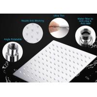 Buy cheap Round Square Type Top Shower 304 Stainless Steel 8" Ultra Thin Top Shower product