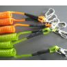 Buy cheap Snap hook&key ring ends combination key keeper coil tether fashion blue lanyard cables from wholesalers