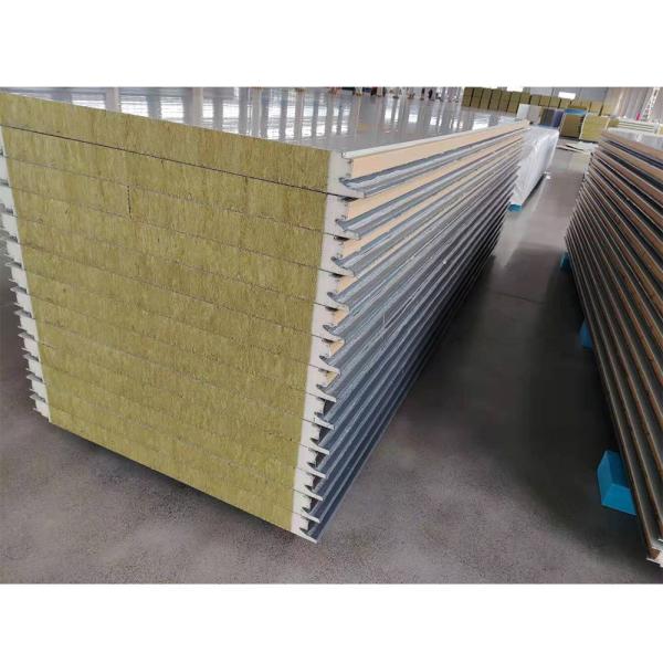 Buy cheap Noise Reduction Rock Wool Sandwich Insulation Panel For Steel Thickness 0.4 - 0.8mm from wholesalers