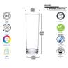 Buy cheap Reusable Polystyrene Plastic Hi Ball Glasses 210ml For Weddings Parties from wholesalers