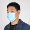 Buy cheap Blue Disposable Face Mask Antivirus 3 Ply Non - Woven OEM Available Low Breathing Resistance from wholesalers