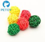 Cats Rattan Ball Durable Pet Toys Heavy Duty Dog Rope Toy Rattan Material