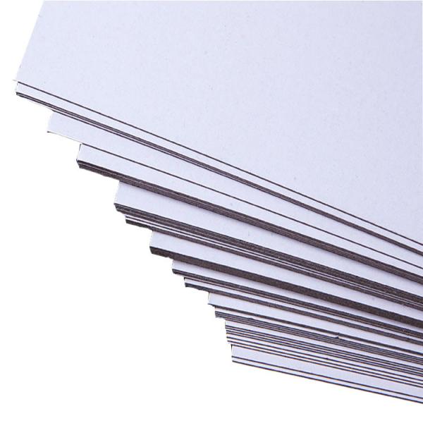 Buy cheap Wholesale supply 1200g paper duplex grey cardboard hard cardboard from wholesalers