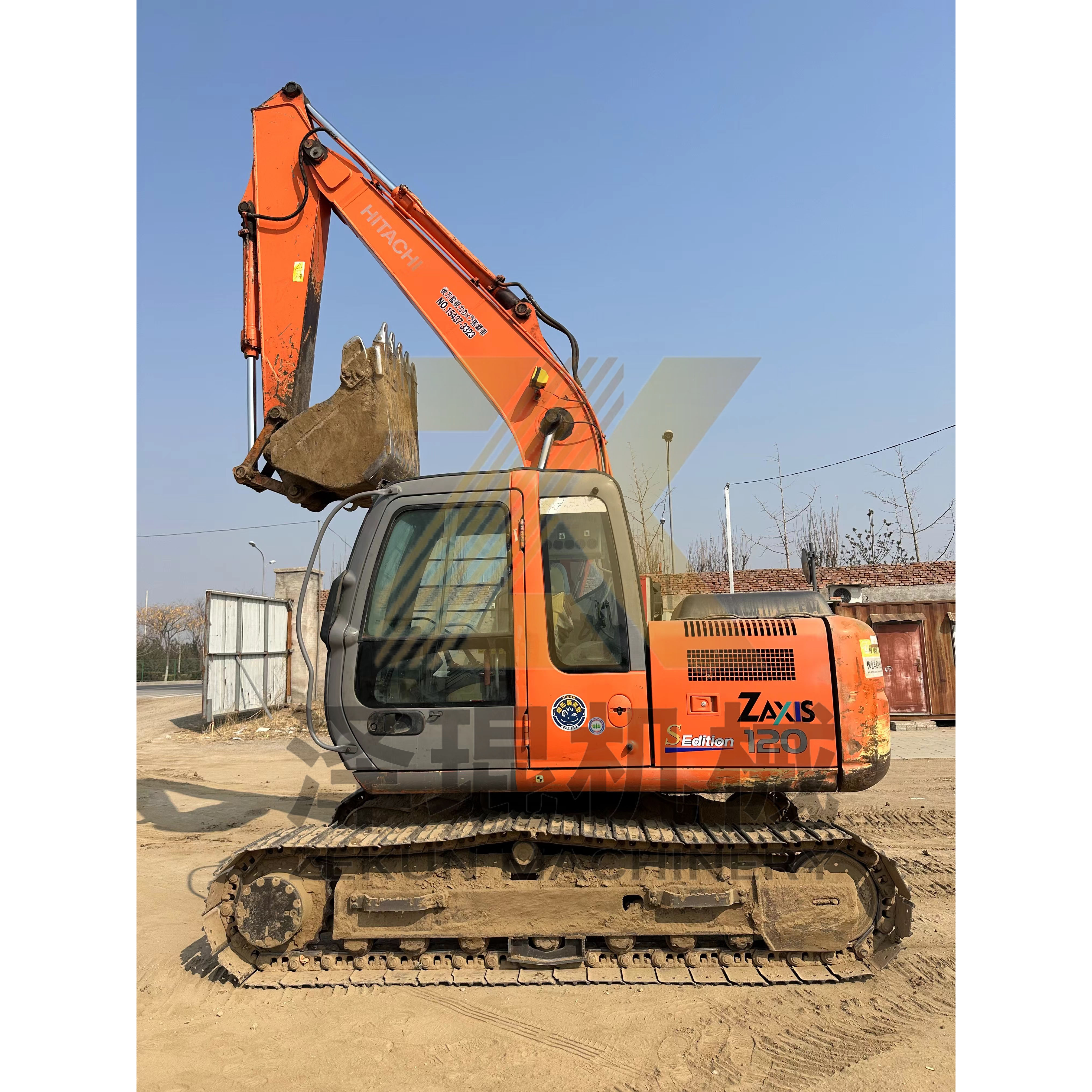Used Hitachi ZX120-6 Mini Excavator in 12 Ton Operating Weight 4001-6000 Working Hours