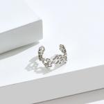 Pet Paw S925 Sterling Silver Opening Ring Fashion Men And Women Rings