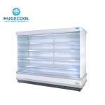 Multideck Refrigerated Display Case , Supermarket Cooler Display Shelving