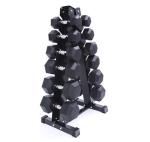 A-frame dumbbell rack stand for home gym fitness 6 tier weight rack for