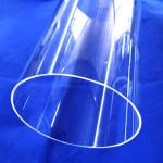 Large Diameter Quartz Glass Pipe Factory Sale Fire Polishing Fused Quartz Glass