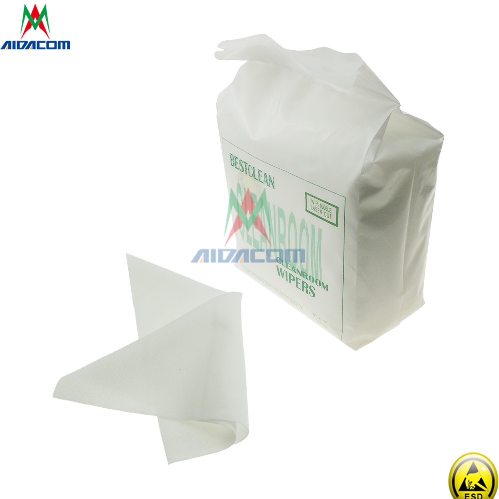 230gsm 4x4 Inches ESD Anti Static Cleanroom Wipes