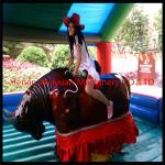 Outdoor carnival amusement rides mechanical bull rodeo/inflatable rodeo bull for