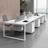 Buy cheap Open Working Area Office Furniture Workstations with Melamine Surface Wooden Type from wholesalers