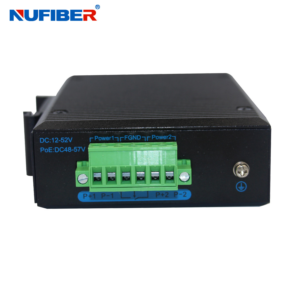 Unmanaged Industrial Switch DC48V 5 Port Unmanaged Ethernet Switch Powered Unmanaged POE Switch