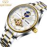 Buy cheap KINYUED men's automatic mechanical watch tourbillon waterproof mechanical wristwatches from wholesalers