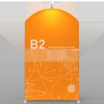 230gsm 30mm Modular Exhibition Display Promotional Booth Displays For Contractor