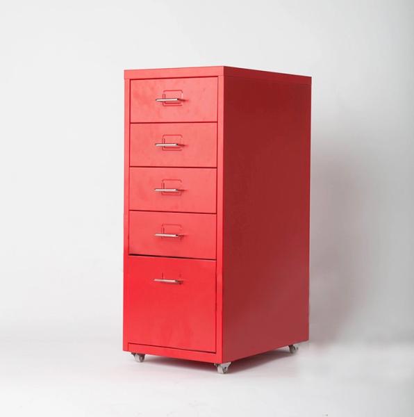 Buy cheap Kd Five Drawers Steel Storage Cabinet Under Office Desk from wholesalers