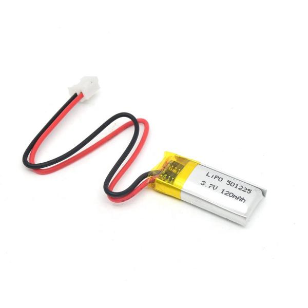 Buy cheap Small 3.7v 120mah Lipo 501225 Lithium Polymer Battery Pack from wholesalers