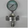 Buy cheap 100Mpa Diaphragm Pressure Gauge Stainless Steel Flange Type from wholesalers